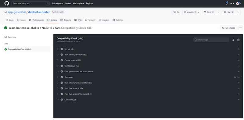 Check React Project Compilation Status in different environments - Free Tool
